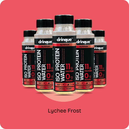 drinque™ ISO PROTEIN WATER- 11g ISOLATE PROTEIN (Lychee Frost)