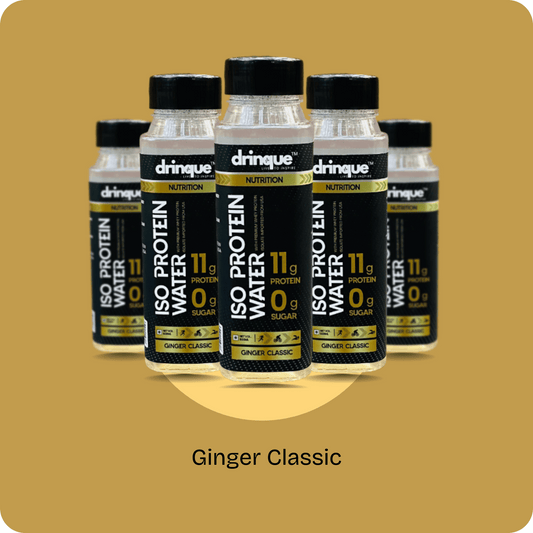drinque™ ISO PROTEIN WATER- 11g ISOLATE PROTEIN (Ginger Classic)